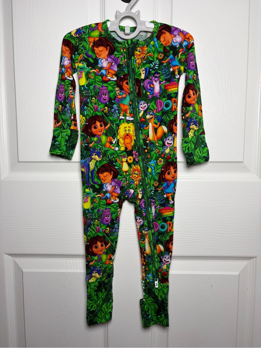 Sugar Swan Dora Explorer Bamboo Convertible Zippy 6-12M EUC